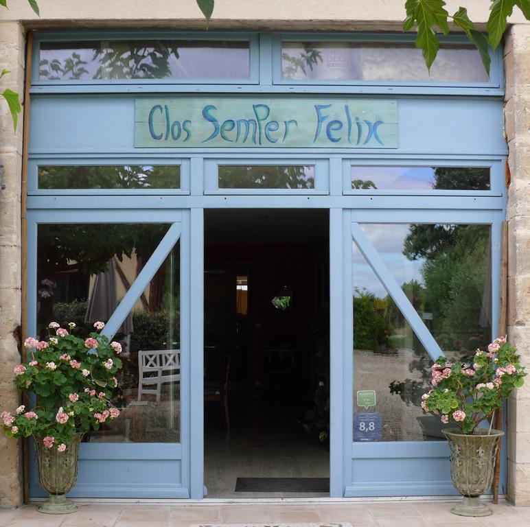 Chambres D'Hotes Du Clos Semper Felix Sainte-Bazeille Bagian luar foto